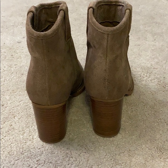 Women’s Brown Suede Booties - Picture 2 of 3